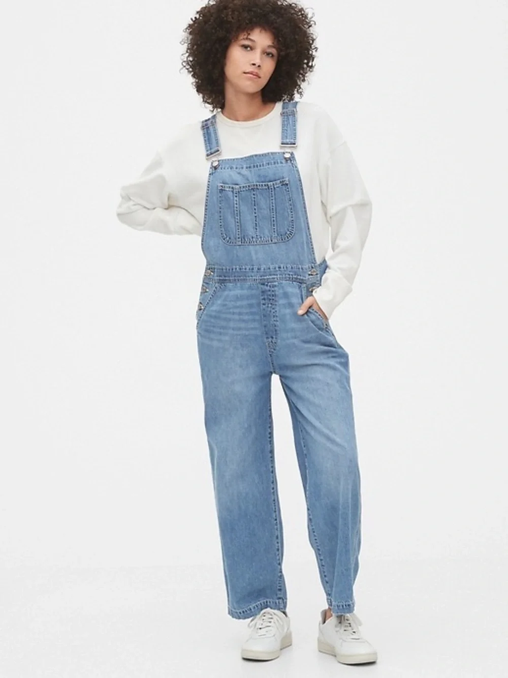 GAP Relaxed Denim Overalls | Size XS - Picture 1 of 11